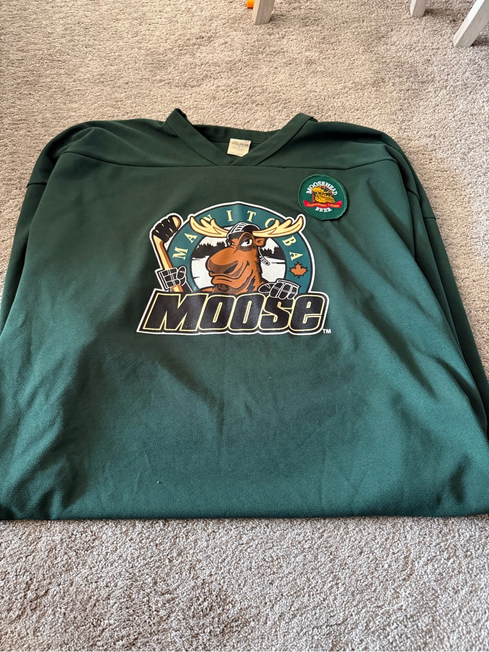 Manitoba Moose Green Hockey Pullover